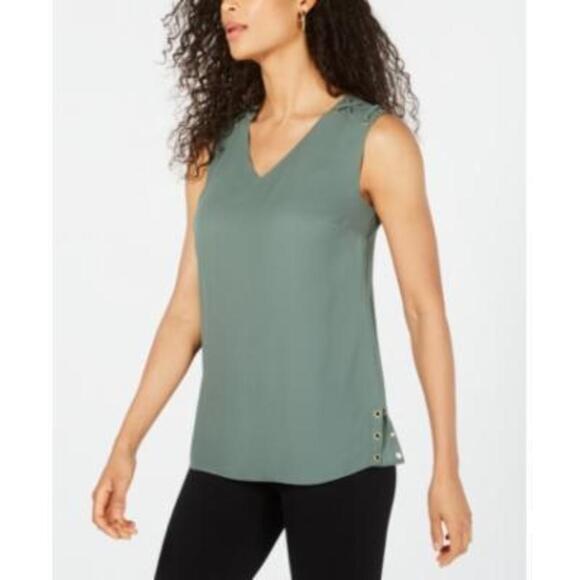Jm Collection Grommet-Trim Top XXL - Picture 1 of 1